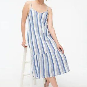J.Crew Factory Striped Sleeveless Dress
